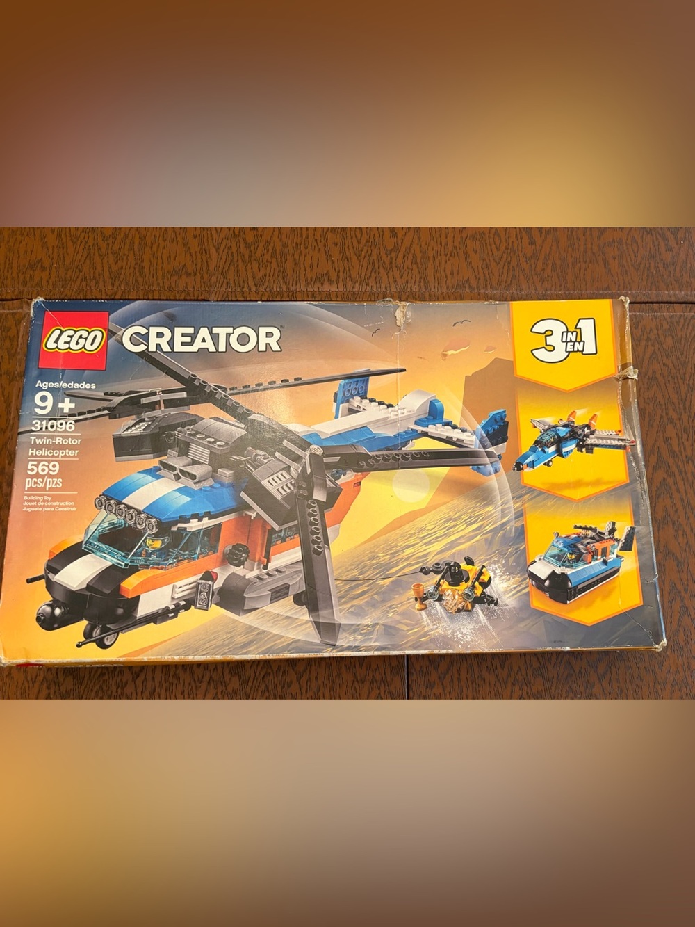 Lego Creator Blue and Orange Seaplane & Rescue Build 31096